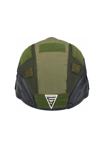 Taktikal Airsoft Paintball Plastik Kask Haki Bandanalı Diğer