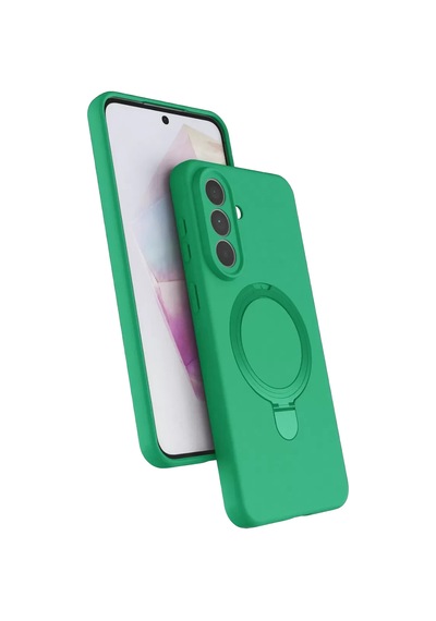 Newface Samsung Galaxy A57 5g Regal Magsafe Standlı Kapak - Yeşil