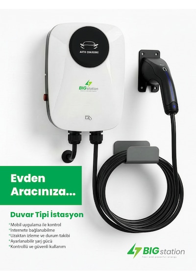 Bigstation Duvar Tipi Şarj Istasyonu 22kw Bs2 22 kw