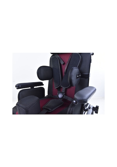 K-080 Spastik Çocuk Tekerlekli Sandalye Recline Sırtlık Refakatçi Frenli