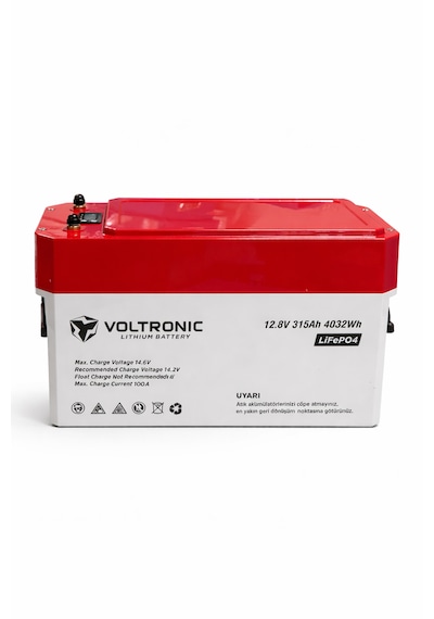 Megacell / Voltronic 12.8 V 315 Ah Lityum Demir Fosfat Akü Lifep04 -prizmatik Hücreli
