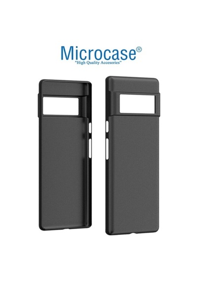 Microcase Google Pixel 6 Pro Matte Serisi Silikon Kilif - Siyah 537769942