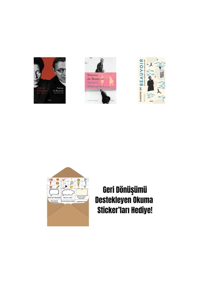 J. P. Sartre İle Söyleşiler + Sartre A Mektuplar 1: 1930-1939 + Müphemlik Ahlakı Üzerine - Pirus Ve Sineas + Okuma Sticker'ları