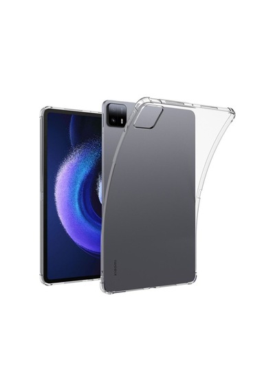 Pad 6 Kılıf Anti Shock Tablet Silikon - Şeffaf Diğer