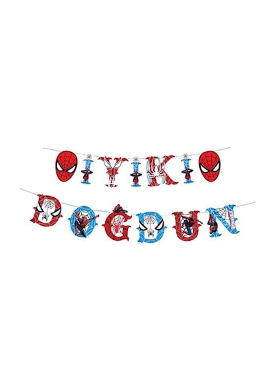 Örümcek Adam Karakterli İyi Ki Doğdun Banner Tüm Yaşlar