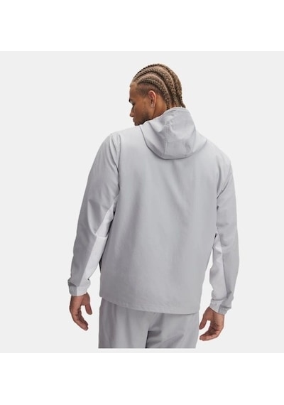 Under Armour Ua Rival Wvn Windbreaker Erkek Rüzgarlık 1390149-011 Gri