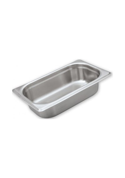 Gastronorm Küvet Paslanmaz Çelik Gn 1/3 - 65 Mm Gümüş