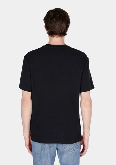 Colin's Colins Comfort Fit Yuvarlak Yaka Jakarlı Erkek Siyah Kısa Kol Tişört Cl1072852 Cl1072852 Q1.v1 Blk Siyah