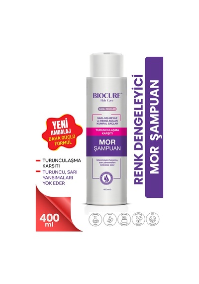Biocure Turunculaşma Karşıtı Mor Şampuan 400 ML