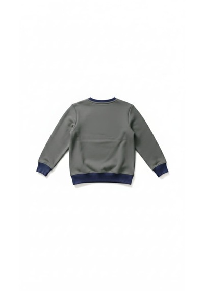 Coupon Çocuk Sweatshirt / Logo Baskılı Vizon
