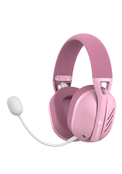 Havit Gamenote Fuxi-h3 Gaming Oyuncu Mikrofonlu Kulaklığı 7.1-4 Modlu Bt, 2.4ghz, Type-c, 3.5mm - Pembe