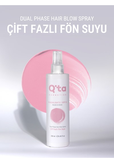 Isı Koruyucu Kolay Tarama Saç Şekillendirici Spreyi 250 ml