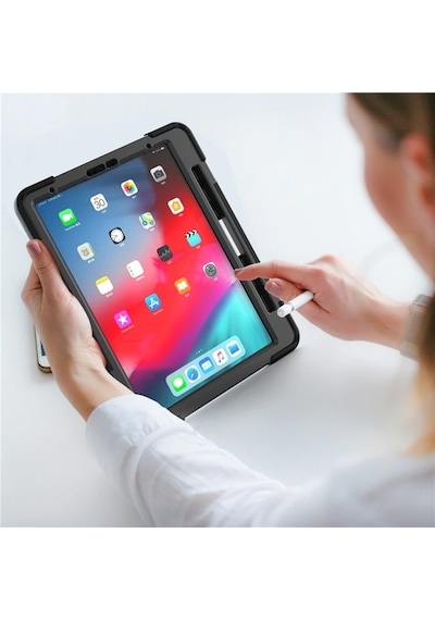 Apple Uyumlu iPad Pro 11 Inç 2018 Için Standlı Ultra Dayanıklı Lüx Kılıf