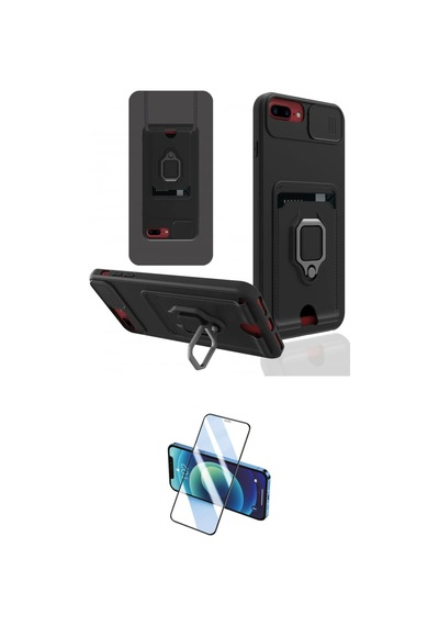 Cep 20-26 Apple Uyumlu İphone 7 Plus Kılıf Vadi Form Prime İkili Koruma Seti Najmaddin Pembe