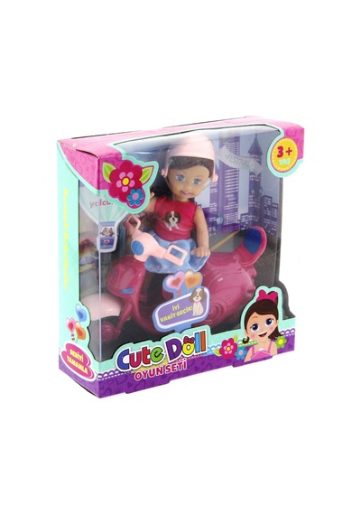 Cute Doll Mini Bebek Ve Mor    Vespa