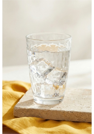 Lav Artemis Cam Su Bardağı 6'lı 415 ml (Meşrubat Bardağı)