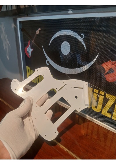 Elektro Gitar Pickguard Şeffaf 12 Delik H/s/s Özel Tasarım Şeffaf Strat Ön/arka