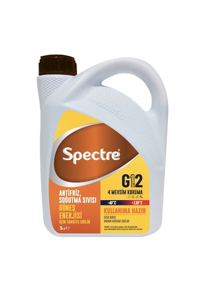 Spectre Güneş Enerjisi Antifrizi 3 Litre 1 Adet Güneş Enerjisi Antifrizi N11.28