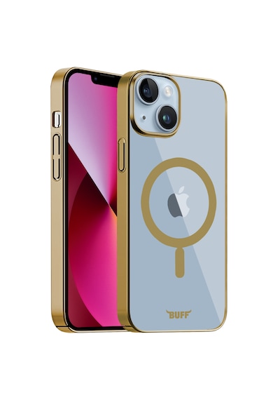 Apple Uyumlu iPhone Buff 13 Magsafe Slim Fit Kılıf Gold