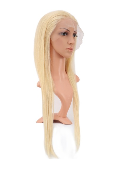 Gerçek Front Lace Düz Platin Tül Peruk / 70/75cm 2466863