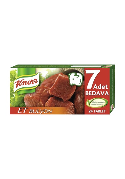 Knorr Et Bulyon 240g Renklendirici Ve Koruyucu İçermez 6'li Avantaj Paketi - 6 Adet Tarı