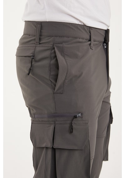 Camp Scoutland Camp528 Outdoor Tactical Su İticili Likralı Yazlık Erkek Taktik Pantolon Gri