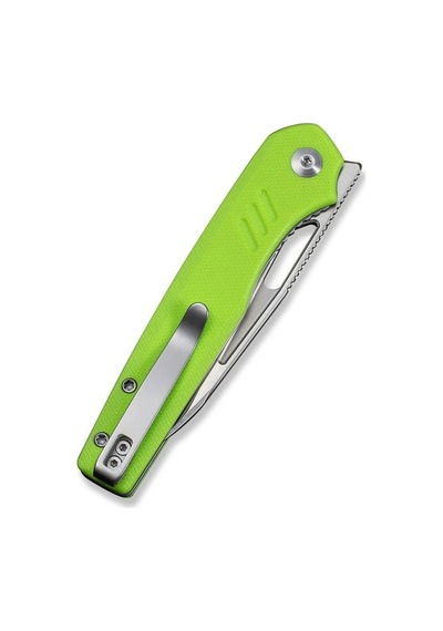 Civivi Guile Front Flipper & Thumb Hole Knife Green G10 Handle Satin Finished Kamp Çakı Yeşil