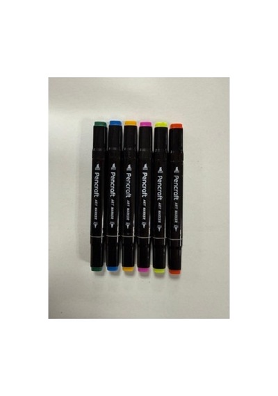 6 Li Kutulu Marker Profosyonel Boya Kalemi 8315