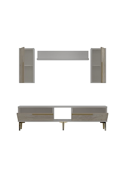 Tvr1502btg Meyra Tv Ünitesi Takımı Beyaz-traverten-gold 150cm Beyaz - Traverten - Altın Tvr1502btg Meyra Tv Ünitesi Takımı Beyaz-traverten-gold 150cm Beyaz - Traverten - Altın