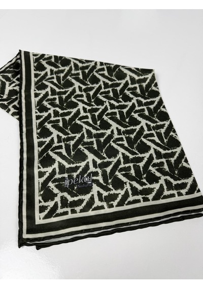 İpekal Soft Pamuk Eşarp-90 X 90 -06100 Yeşil