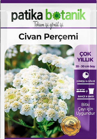 100 Adet  Civanperçemi Çiçek Tohumu