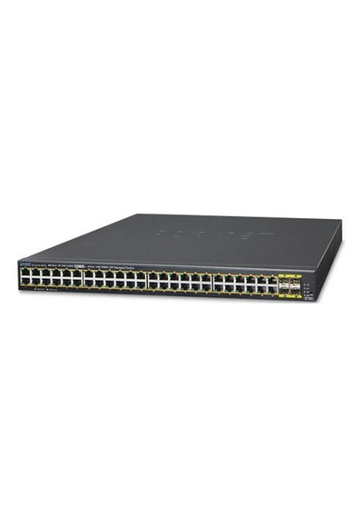 Planet Pl-gs-4210-48p4s 48 Port Gigabit Poe+ 4 Port Sfp 440w Yönetilebilir Poe Switch