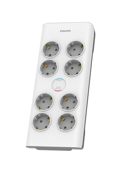 Philips SPN7080WA/62 900J 8'li Akım Korumalı Priz 2 Metre Beyaz
