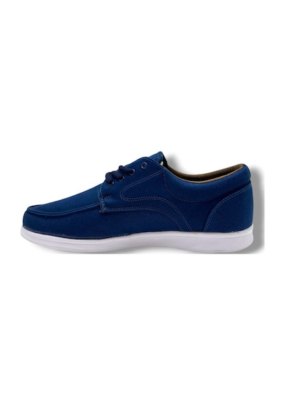 Dakırs 023-26 Keten Anatomik Casual Bağcıklı Erkek Ayakkabı Mavi