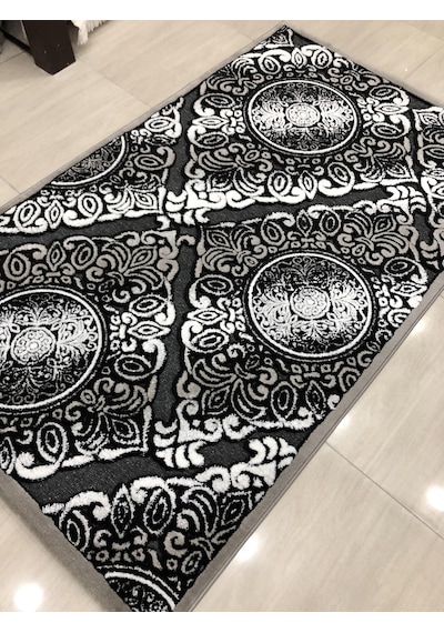 Kaşmir Halı Jade 121X200 Je Z009-02 Gri Siyah Halı !