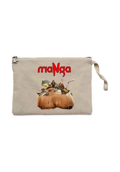 Manga Antroposen Krem Clutch Astarlı Cüzdan / El Çantası