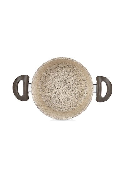 Creamy Granit 30 Cm Derin Tencere Bej
