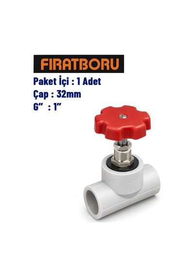 Fırat Sıva Altı Vana 32mm, 1'', 1 Adet, 7b82025191