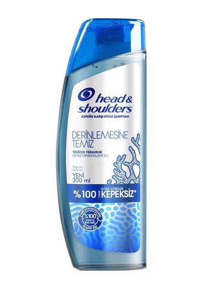 3 Adet Head And Shoulders Derinlemesine Temiz Şampuan Saç Derisi Detoksu 300 Ml