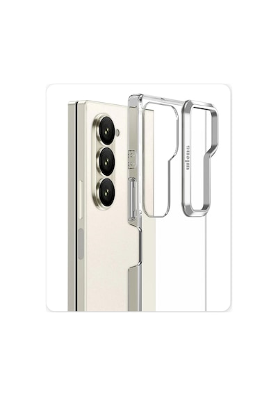 Gld-spt- Joko Samsung Uyumlu Galaxy Z Fold 6 Crystal Magsafe Kapak - Şeffaf