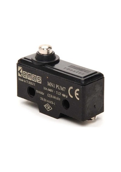 Emas MN1PUM7 Metal Kalın Pimli 1CO MN1 Serisi Plastik Mini Switch