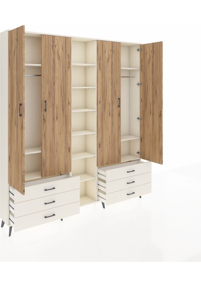 Arges Dolap 13 Raflı 6 Çekmeceli 2 Askılı 220x30x243 Aytaşı-çam/aytaşı Atlas Çam/aytası Arges Dolap 13 Raflı 6 Çekmeceli 2 Askılı 220x30x243 Aytaşı-çam/aytaşı Atlas Çam/aytası