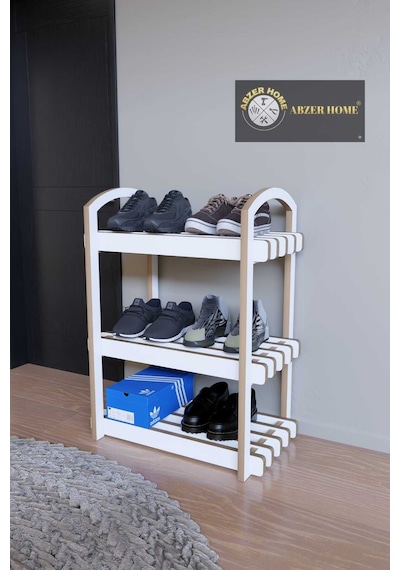 Abzer Home Ayakkabılık Beyaz
