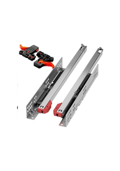 SAMET ULTİMADE SLİDE 45 CM KISMİ AÇILIM TANDEM RAY MANDAL DAHİL