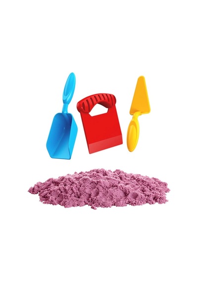 03693 , Aksesuarlı Pembe Kinetik Oyun Kumu 1000 Gr