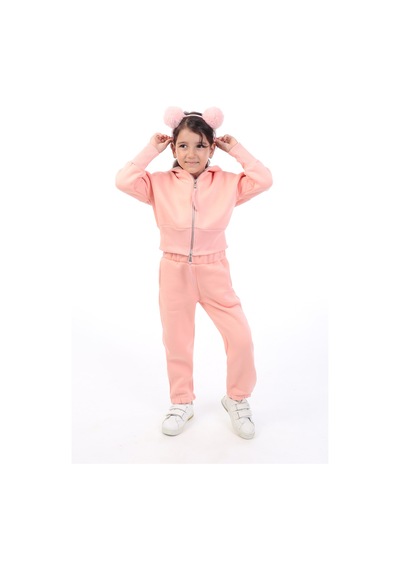 Toontoy Kids Toontoy Kız Çocuk Eşofman Takım Somon