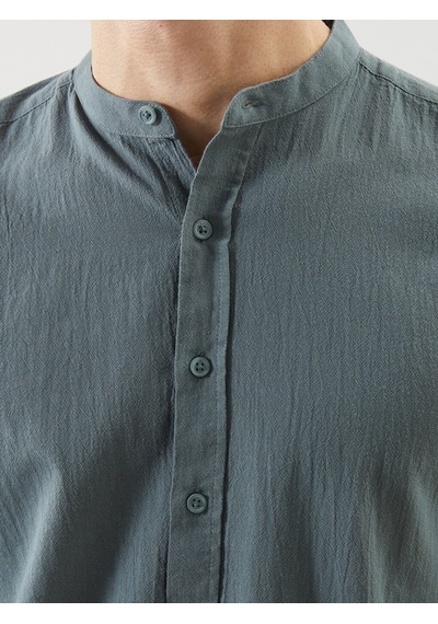 Lcwaıkıkı Classic Yeşil Regular Fit Hakim Yaka Erkek Gömlek Lcwaıkıkı Classic Yeşil Regular Fit Hakim Yaka Erkek Gömlek