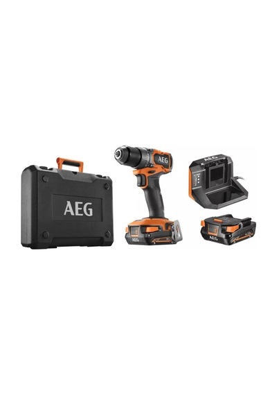 Aeg Bs 18sbl2-202c Akülü Darbeli Vidalama Kömürsüz Çift Akülü 18v 2ah
