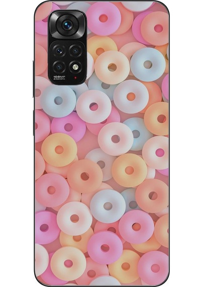 Redmi Note 11 - 11s Uyumlu Renkli Yuvarlak Şekerler Baskılı Silikon Kılıf