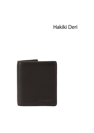 Gönderir Gönderi R Erkek Kahverengi Hakiki Deri Dikey Cüzdan Ddmx76006853